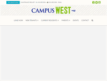 Tablet Screenshot of campuswest.net